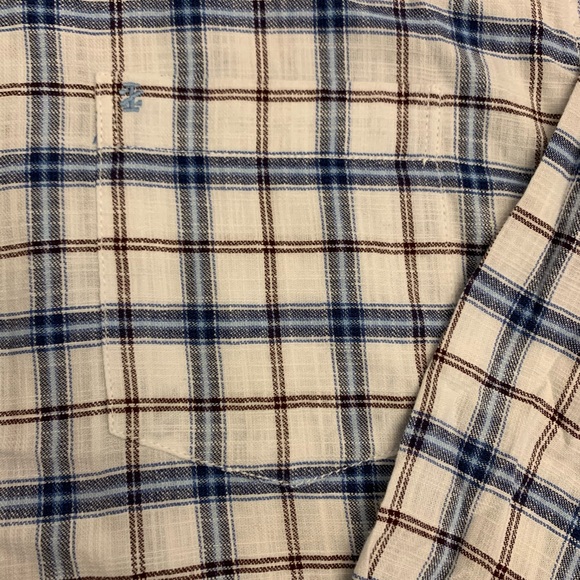 NWT Izod plaid long sleeve shirt NEW - Picture 4 of 7